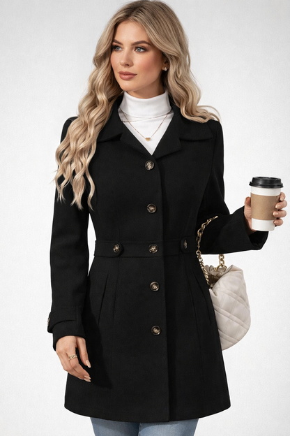 Coat “Aurora” - Cappotto Elegante Donna con Cintura